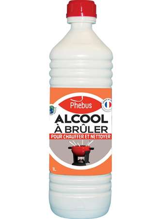 ALCOOL A BRULER 90° 1L